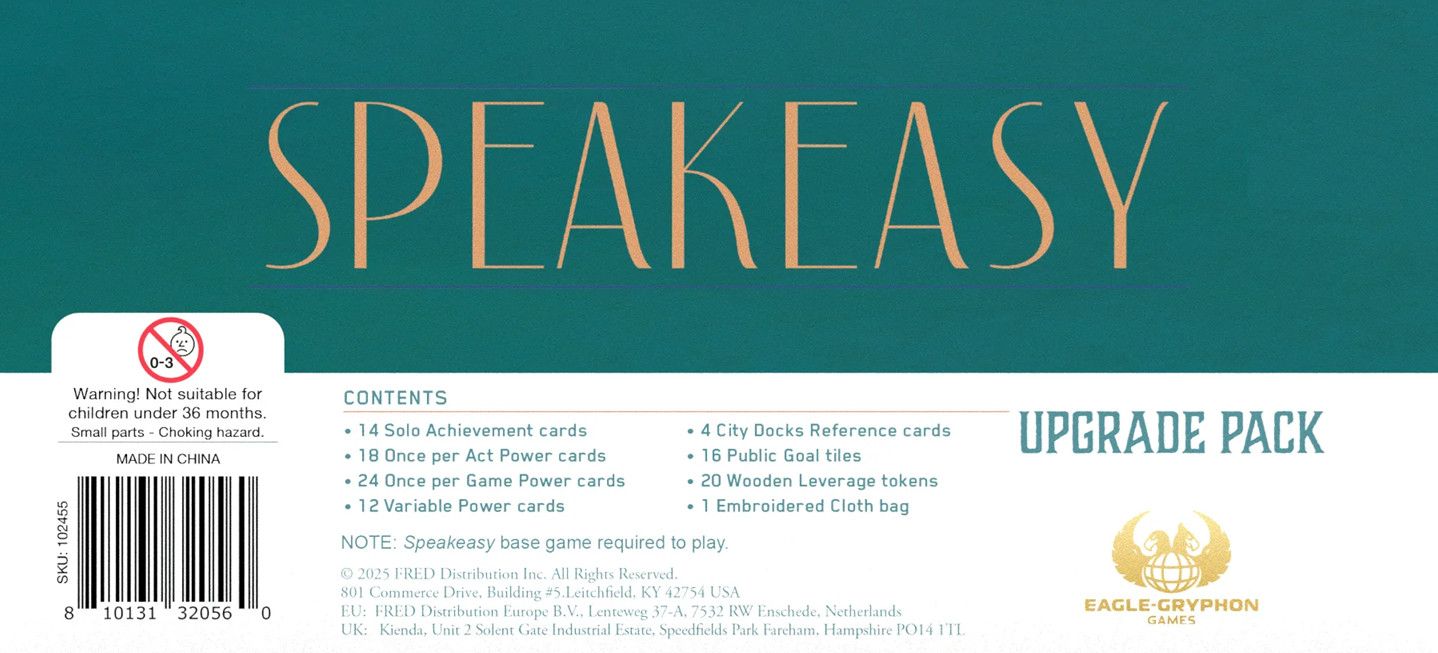 Speakeasy Upgrade Pack