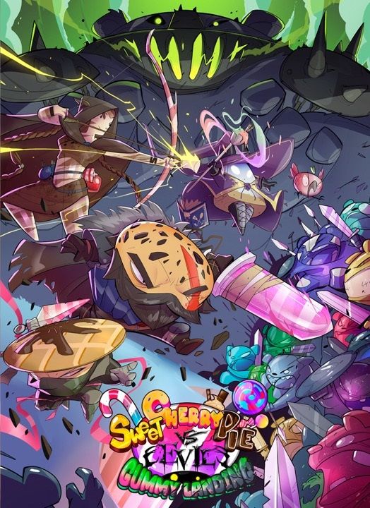 Sweet Cherry Pie vs Evil RPG: Gummy Landing