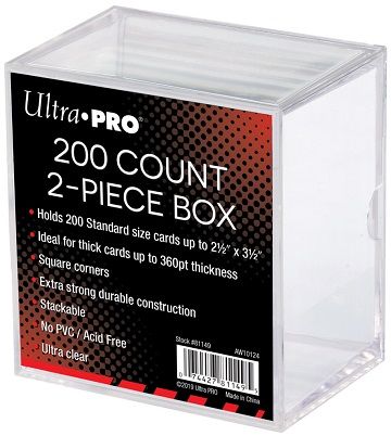 Card Box 2 Piece - 200 Count