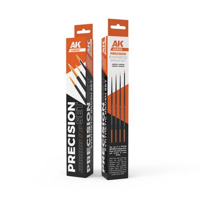 AK Interactive - Precision Brushes Set