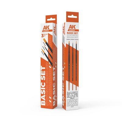 AK Interactive - Basic Brushes Set