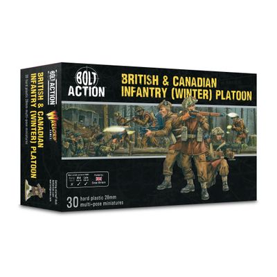 Bolt Action: British &amp; Canadian Infantry (Winter) Platoon