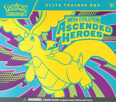 Pokemon TCG - Mega Evolution: Ascended Heroes Elite Trainer Box