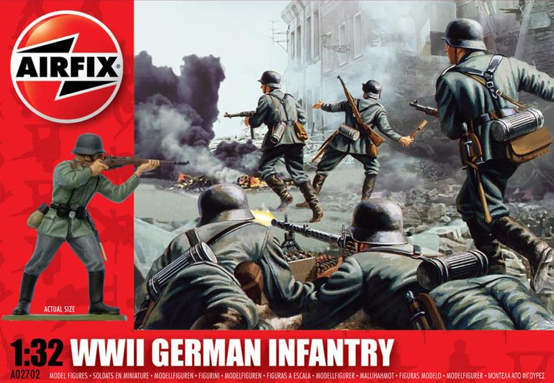 WWII German Infantry Model Kit (1:32 Scale)