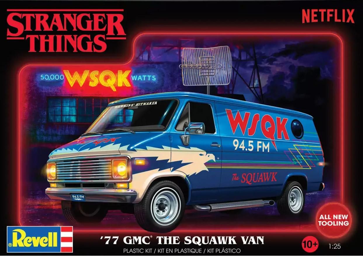 1977 GMC "The Squawk* Van (Stranger Things) Model Kit (1:25 Scale)