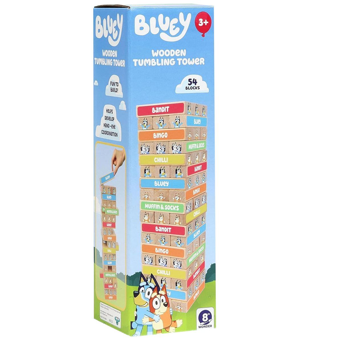 Bluey: Wooden Tumbling Tower