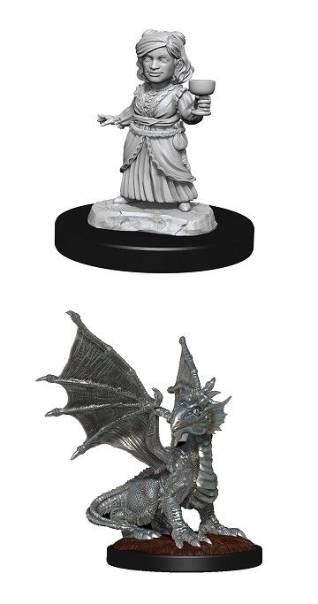 Nolzur's Marvelous Miniatures: Silver Dragon Wyrmling