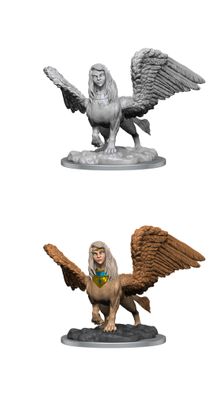 Critical Role Unpainted Miniatures: Sphinx (Female)