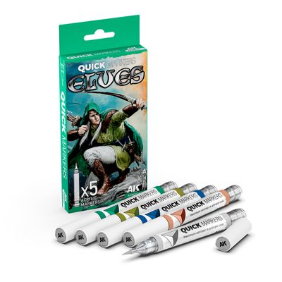 AK Interactive: Quick Markers Set - Elves