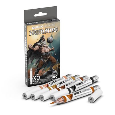AK Interactive: Quick Markers Set - Humans