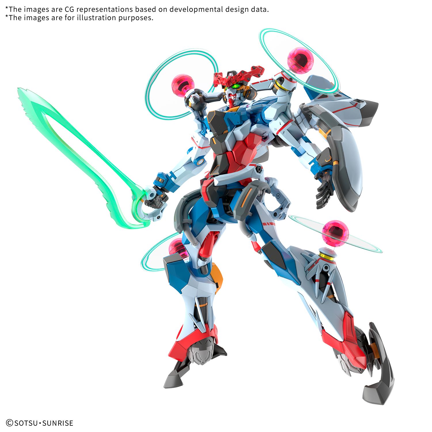 GQuuuuuuX (Endymion Unit Awakened) "Gundam GQuuuuuuX" Model Kit (1/144 Scale)