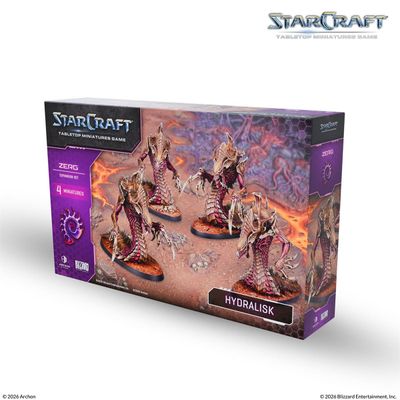 **PRE-ORDER** Starcraft: The Miniatures Game: Zerg: Hydralisk Expansion Set