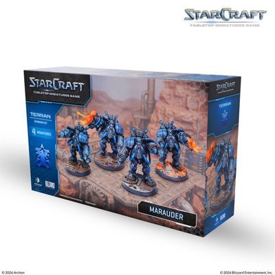 **PRE-ORDER** Starcraft: The Miniatures Game: Terran: Marauder Expansion Set