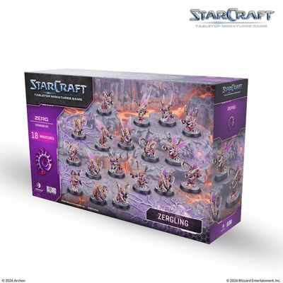 **PRE-ORDER** Starcraft: The Miniatures Game: Zerg: Zergling Expansion Set