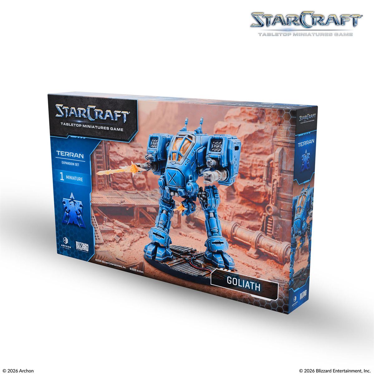 **PRE-ORDER** Starcraft: The Miniatures Game: Terran: Goliath Expansion Set