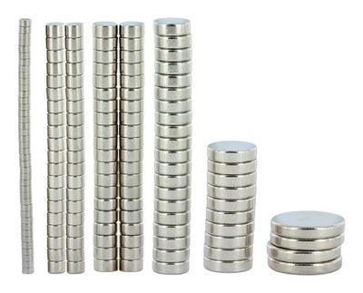 Magnets Super Pack - Package of 154 in 6 Sizes