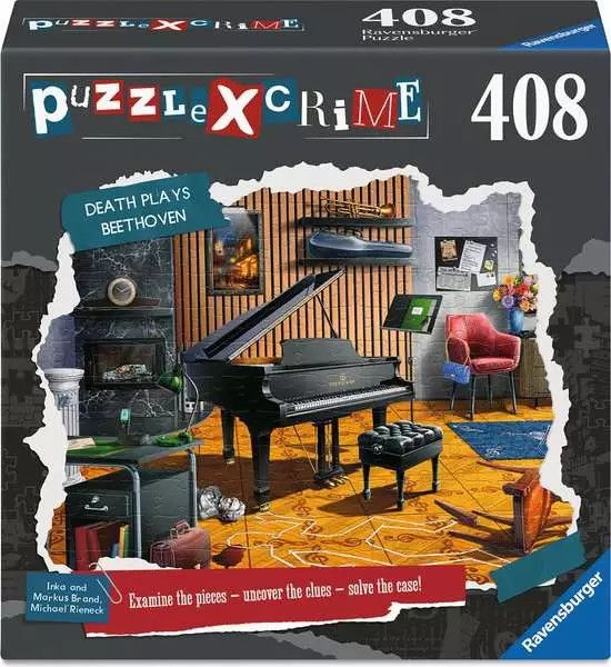 408 pcs - Puzzle Crime: Death Plays Beethoven