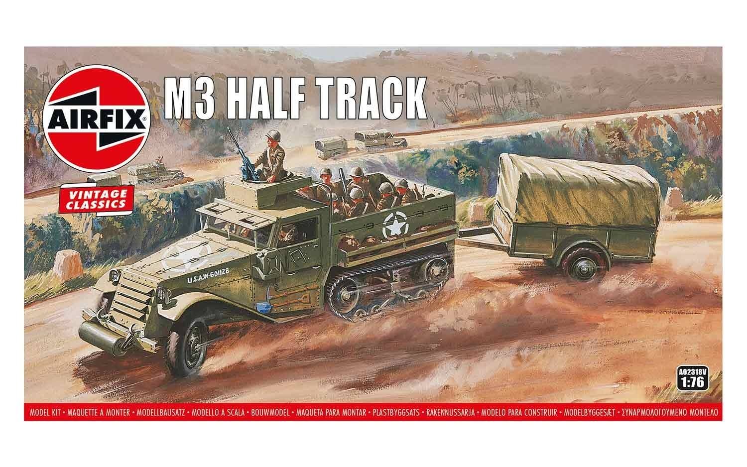 M3 Half-Track Model Kit (1/76 Scale)
