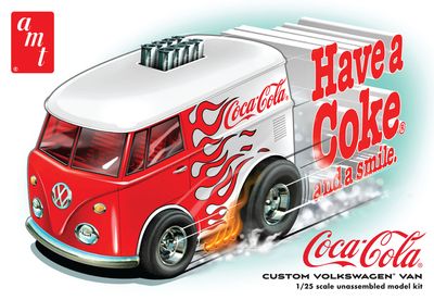 Custom Volkswagen Van (Coca Cola)  Model Kit (1:25 Scale)