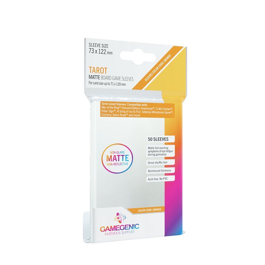 Sleeves - 73x122mm - GameGenic Matte - 50/pk (Tarot Sized)