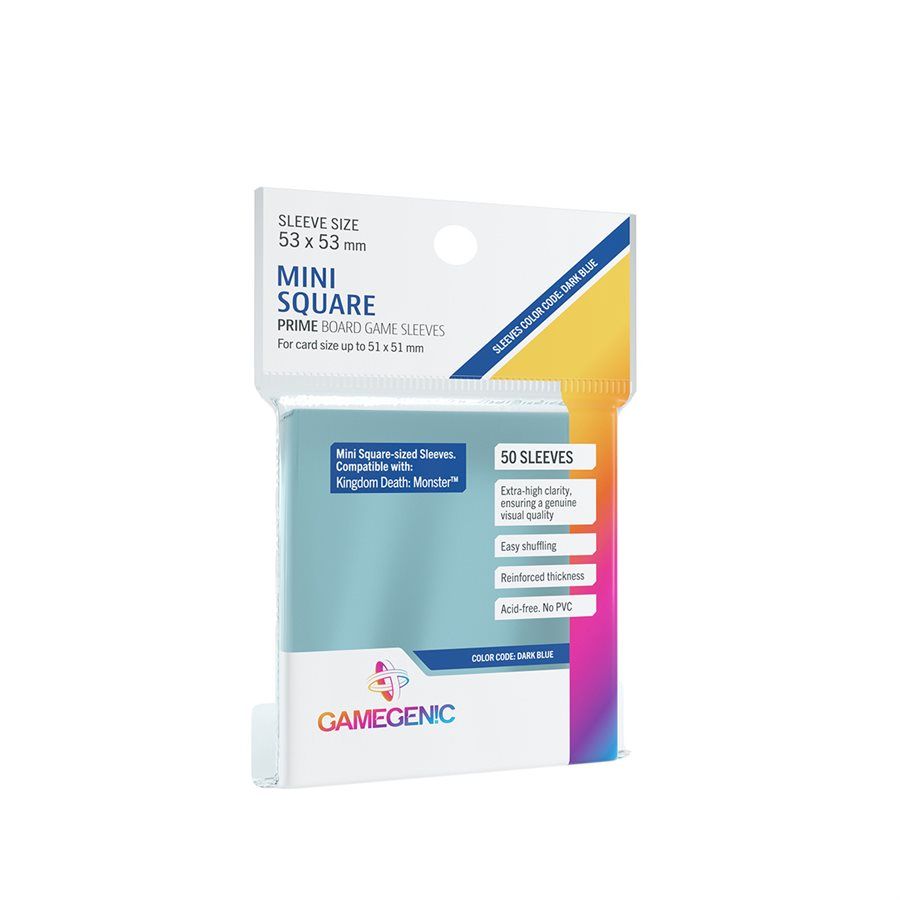 Sleeves - 53x53mm - GameGenic Prime - 50/pk (Mini Square)