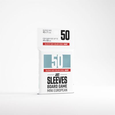 Sleeves - 46x71mm - Just Sleeves - 50/pk - Mini European