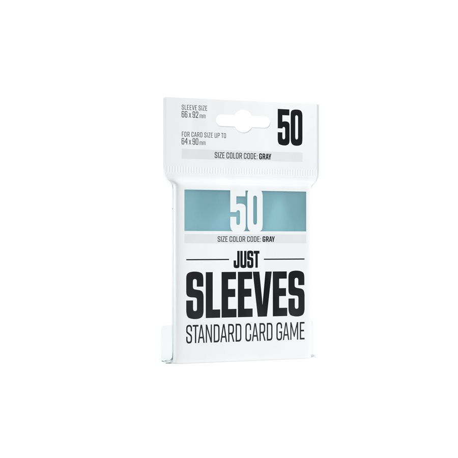 Sleeves - 66x92mm - Just Sleeves - 50/pk - Standard TCG - Clear