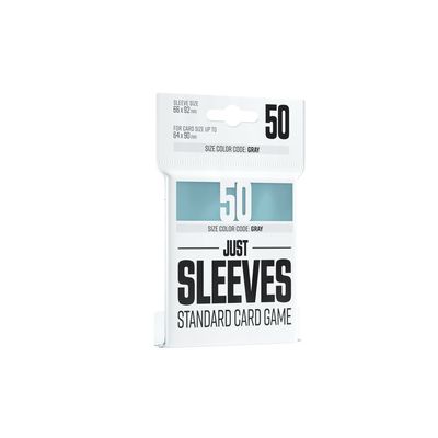 Sleeves - 66x92mm - Just Sleeves - 50/pk - Standard TCG - Clear