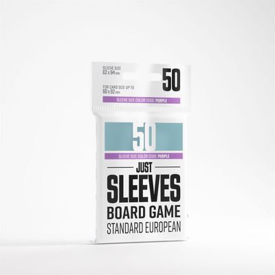Sleeves - 62x94mm - Just Sleeves - 50/pk - Standard European