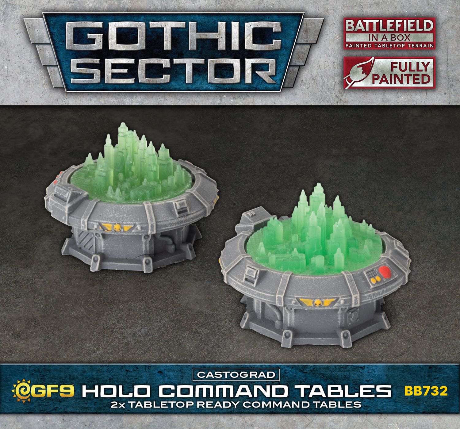 Battlefield in a Box: Gothic Sector: Castograd Command Table