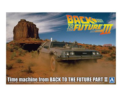 Time Machine from Back To The Future Part III Model Kit (1/24 Scale)