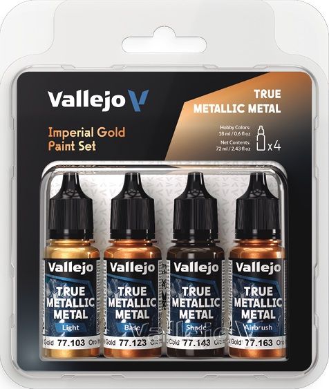 Vallejo - True Metallic Metal - Sets - IMPERIAL GOLD