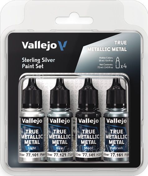 Vallejo - True Metallic Metal - Sets - STERLING SILVER