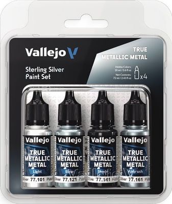 Vallejo - True Metallic Metal - Sets - STERLING SILVER