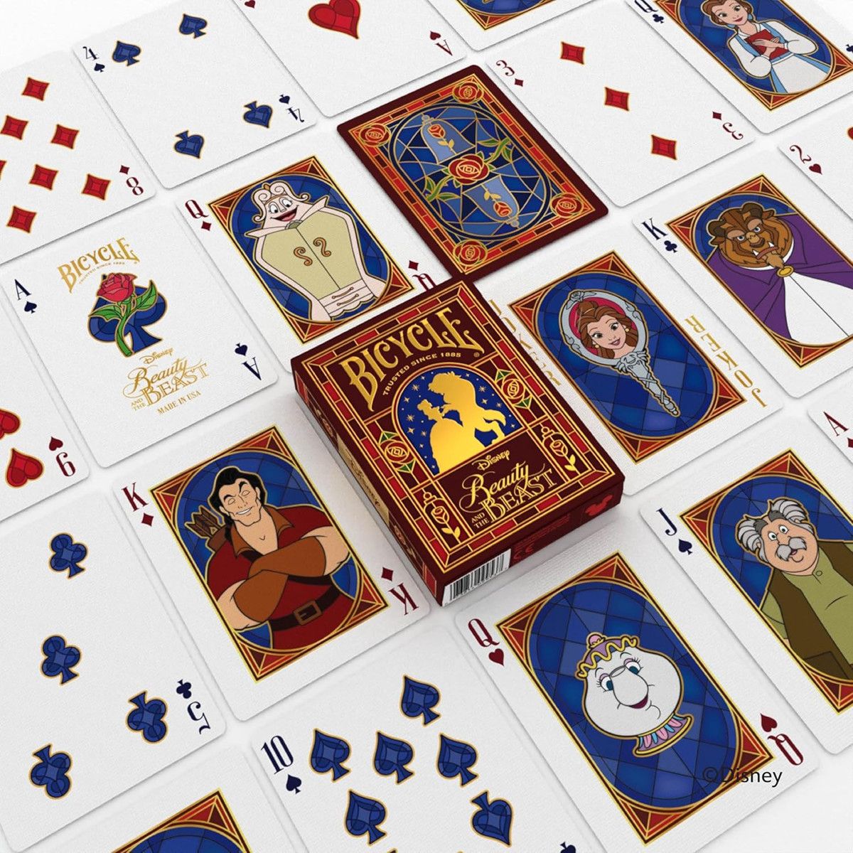 Playing Cards - Bicycle: Disney Beauty and the Beast