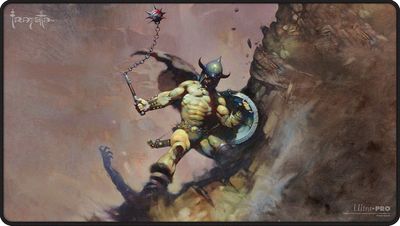 Playmat - Frank Frazetta - Warrior with Ball and Chain