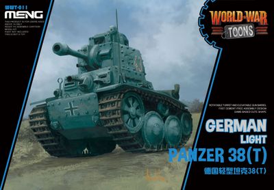 World War Toons: German Light Panzer 38(T) Model Kit