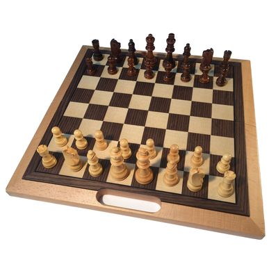 Chess Set 16" - Camphor Folding Wood Board