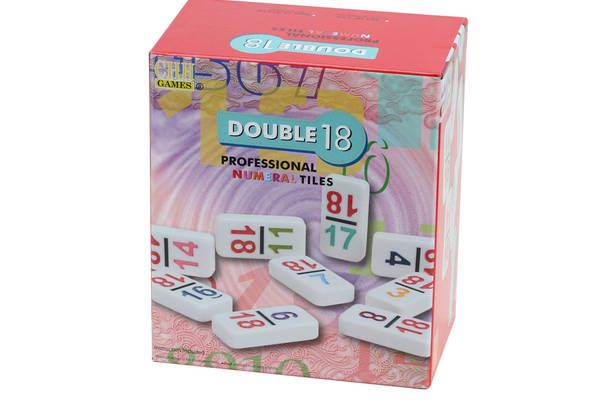 Dominoes - Double 18 Professional Numerals