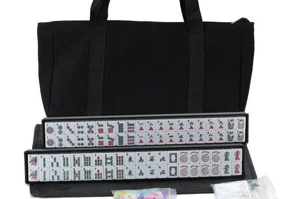 Western Mahjong Set - Black Canvas Bag