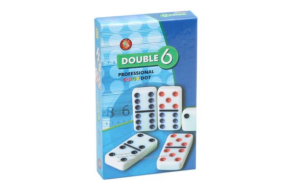 Dominoes - Double 6 Professional Colour Dots