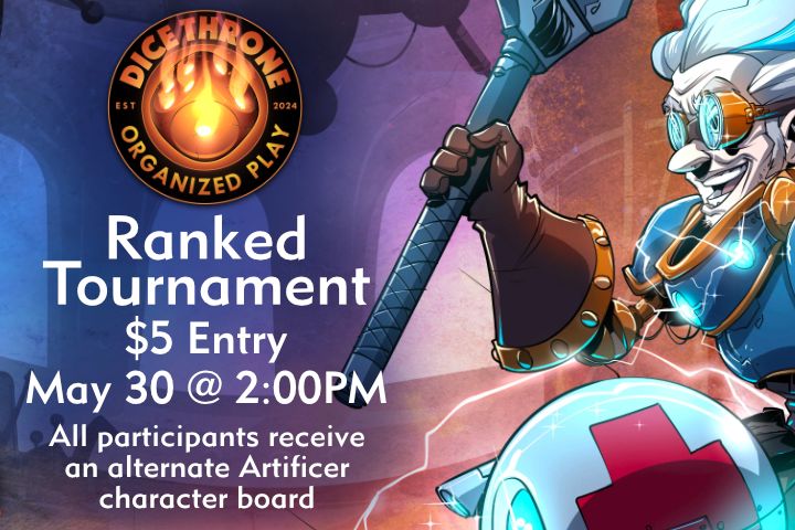 Dice Throne: Age of Innovation May Tournament - May 30 @ 2pm