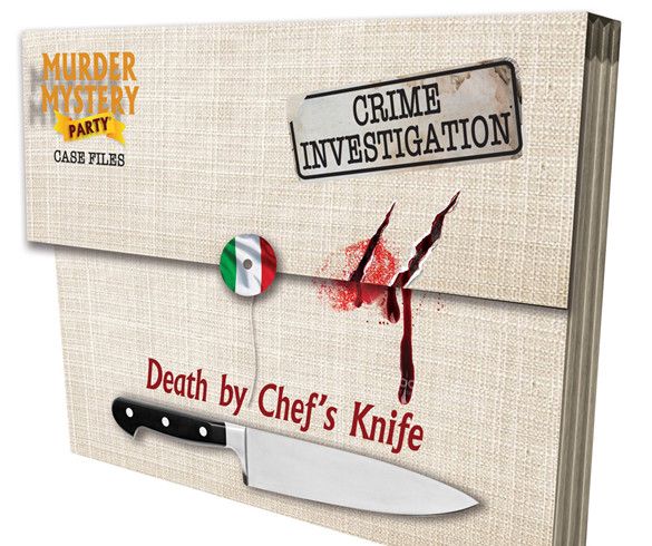 Murder Mystery Party Case Files: Death by Chef's Knife