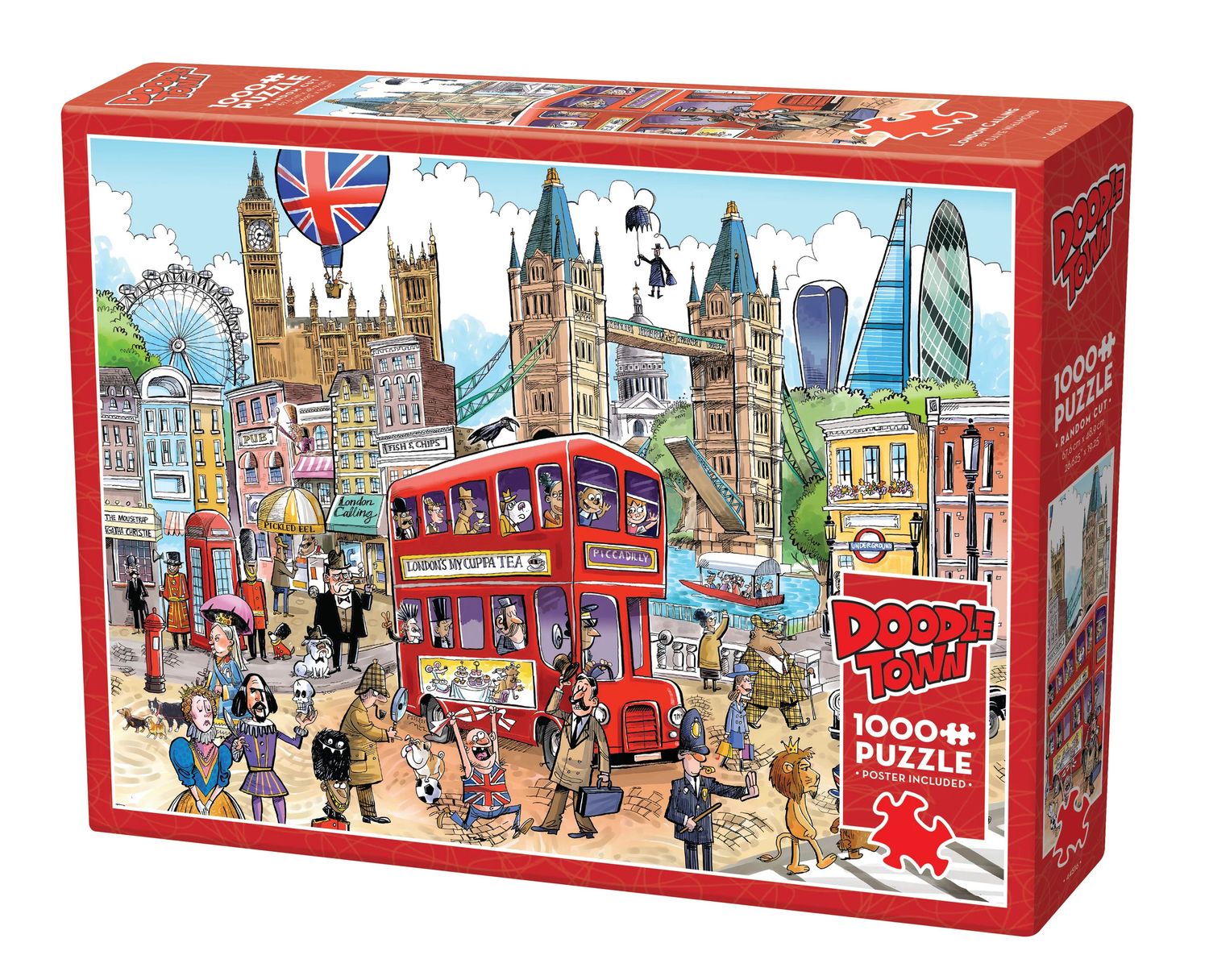 1000 pcs - DoodleTown: London Calling