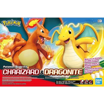 Pokemon: Charizard &amp; Dragonite - Model Kit