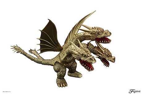 Godzilla Chibimaru King Ghidorah (1991) 70th Anniversary Version Model Kit