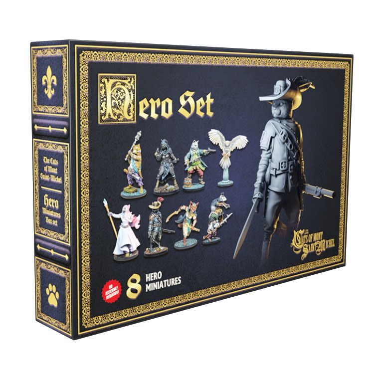 The Cats of Mont Saint Michel: Hero Miniature Set