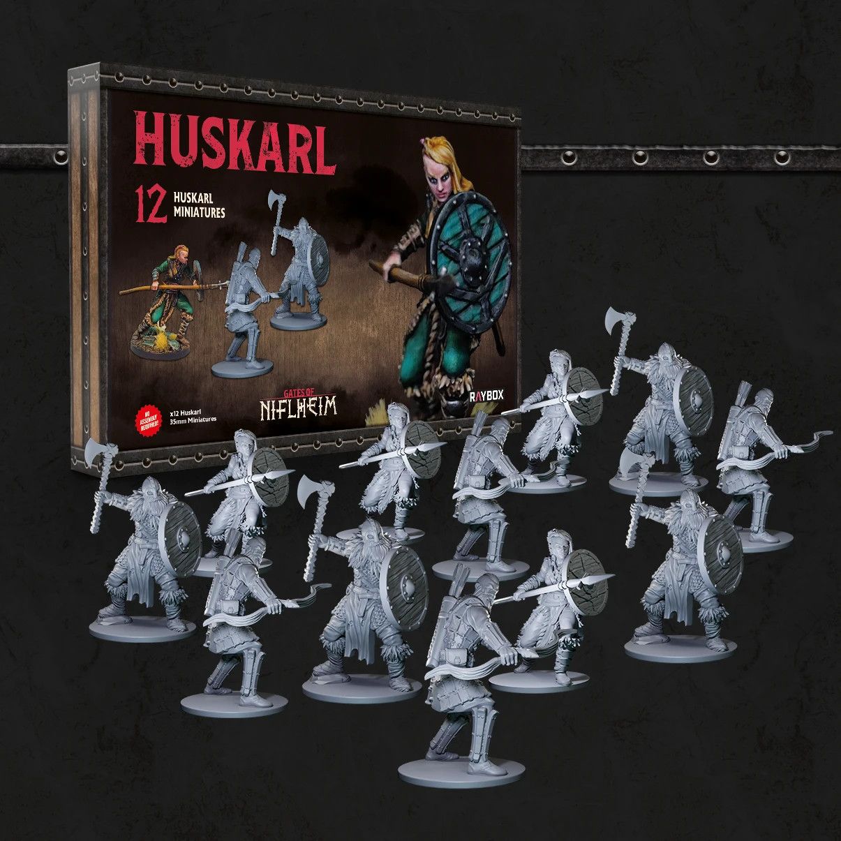Gates of Niflheim: Huskarl Miniature Set