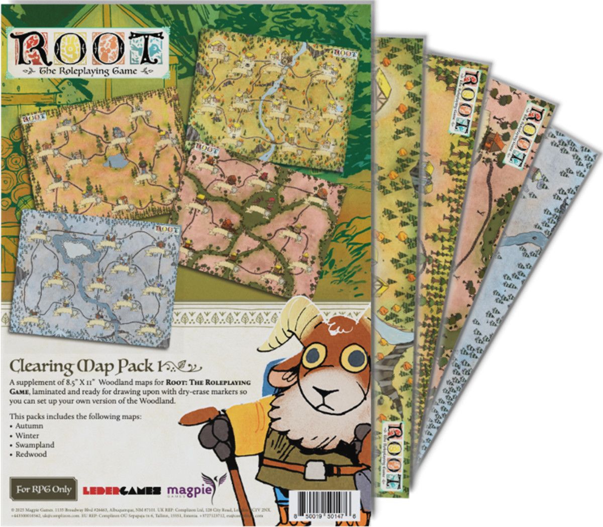 Root: The Tabletop Role Playing Game - Clearing Map Pack 1