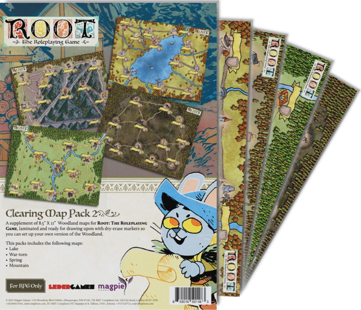 Root: The Tabletop Role Playing Game - Clearing Map Pack 2
